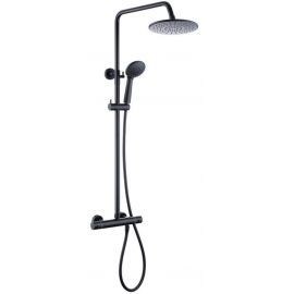 Vento UNI4011 Shower System with Thermostat Black (351991) | Faucets | prof.lv Viss Online