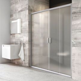 Ravak Blix BLDP4-180cm Shower Door H=190cm Grape Satin (0YVY0U00ZG) | Ravak | prof.lv Viss Online