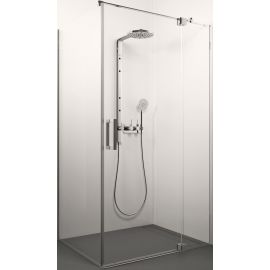 Glass Service Greta 120x80cm H=200cm Rectangular Shower Enclosure Transparent Chrome (120x80GRE) | Shower cabines | prof.lv Viss Online