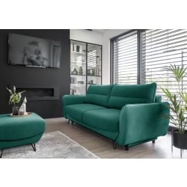 Eltap Silva Extendable Sofa 236x95x90cm Universal Corner, Green (SO-SIL-38VE) | Upholstered furniture | prof.lv Viss Online
