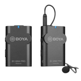 Беспроводной микрофон Boya BY-WM4 Pro-K1, черный | Boya | prof.lv Viss Online