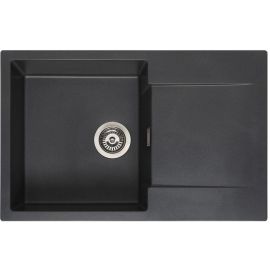 Reginox Amsterdam 78 Lid-mounted Kitchen Sink Black (R32756) | Reginox | prof.lv Viss Online