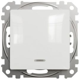 Schneider Electric Sedna Design Выключатель с индикатором, белый (SDD111101L) | Schneider Electric | prof.lv Viss Online