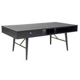 Home4You Luxembourg Coffee Table, 115x60x45cm, Black (45040) | Coffee tables | prof.lv Viss Online