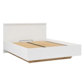 Black Red White Erla Double Bed 160x200cm, Without Mattress, White | Beds | prof.lv Viss Online