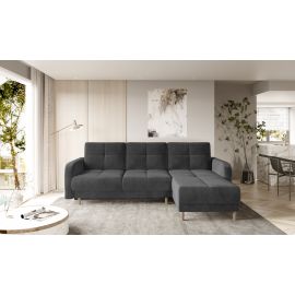 Eltap Roxi Loco Corner Pull-Out Sofa 165x240x90cm, Grey (CO-ROX-U-06LO) | Sofas | prof.lv Viss Online