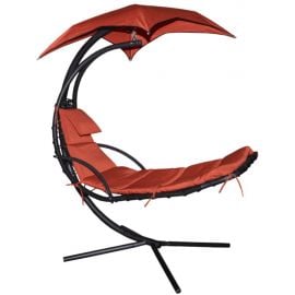 Качельное кресло, красное/черное (122980) | Садовые гамаки | prof.lv Viss Online
