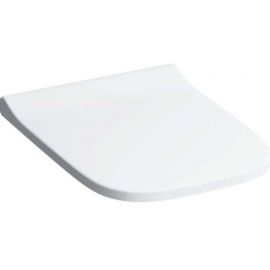 Geberit Smyle Square Slim Toilet Seat Soft Close with Quick Release, White (500.687.01.1) | Toilet seats | prof.lv Viss Online