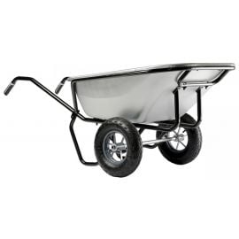 Haemmerlin Cargo Twin Excellium Farm Wheelbarrow 230l Silver (4095MG) | Gardening tools | prof.lv Viss Online
