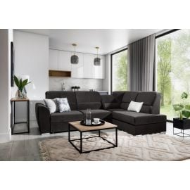 Eltap Siber Riviera Corner Pull-Out Sofa 186x270x93cm, Grey (CO-SIB-RT-97RIV) | Sofas | prof.lv Viss Online