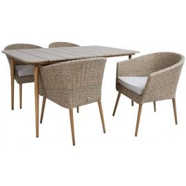Home4You Norway Furniture Set Beige/Brown (K77689) | Outdoor furniture sets | prof.lv Viss Online