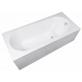 Spn Samantha 79.8x179.5cm Bath, White (BT-515) | Stone mass baths | prof.lv Viss Online
