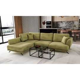 Eltap Larde Loco Corner Pull-Out Sofa 191x276x90cm, Green (CO-LAR-LT-33LO) | Living room furniture | prof.lv Viss Online