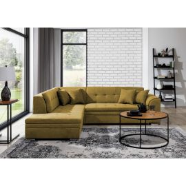 Eltap Pieretta Poco Corner Pull-Out Sofa 205x260x80cm, Yellow (Prt_119) | Corner couches | prof.lv Viss Online