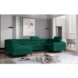 Eltap Escada Monolith Corner Pull-Out Sofa 200x330x98cm, Green (Esc_09) | Living room furniture | prof.lv Viss Online