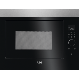 Aeg MBE2658DEM Built-in Microwave Oven With Grill Silver (7332543631575) | Built-in microwave ovens | prof.lv Viss Online