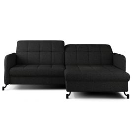 Eltap Lorelle Inari Corner Pull-Out Sofa 160x225x105cm, Black (Lore_19) | Sofas | prof.lv Viss Online