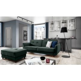 Eltap Bellis Extendable Sofa 220x90x83cm Universal Corner, Green (SO-BEL-38RIV) | Beds | prof.lv Viss Online