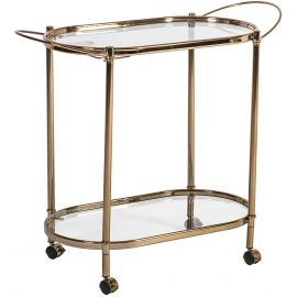 Home4You Genua Bar Table 88x39x76cm, Gold (13890) | Bar tables | prof.lv Viss Online