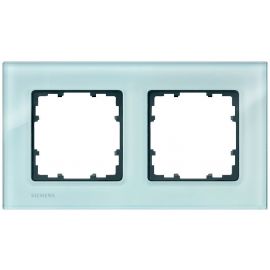 Siemens Delta Miro Glass Frame for Data Communication Socket 2-gang, Green (5TG1202) | Mounted switches and contacts | prof.lv Viss Online