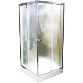 Besk BA-KMS 195x90x90cm Square Shower Enclosure Chrome (With Shelf) (4750959028377) | Shower cabines | prof.lv Viss Online