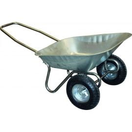 Garden Wheelbarrow 66l Silver (4750959006290) | Gardening tools | prof.lv Viss Online
