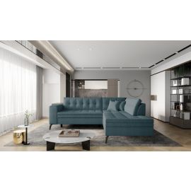 Eltap Lanvin Borneo Corner Pull-Out Sofa 210x260x93cm, Blue (CO-LAN-RT-38BO) | Living room furniture | prof.lv Viss Online