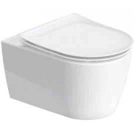 Duravit Soleil by Starck Wall-Mounted Toilet with Seat, White (45910920A1) | Duravit | prof.lv Viss Online