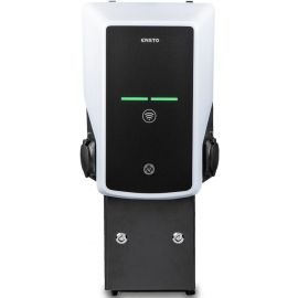Ensto RCD MCB MID V2X Wallbox Electric Vehicle Charging Station, Type 2 Cable, 44kW, Black/White (EVB203E-BLBC) | Electric car charging stations | prof.lv Viss Online