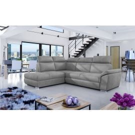 Eltap Loreto Monolith Corner Pull-Out Sofa 60x260x102cm, Grey (Lor_39) | Sofas | prof.lv Viss Online