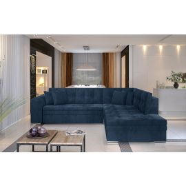 Eltap Pieretta Kronos Corner Pull-Out Sofa 58x260x80cm, Blue (Prt_26) | Corner couches | prof.lv Viss Online