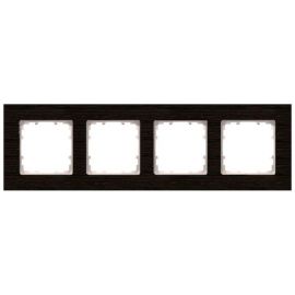 Siemens Delta Miro Рамка для заземляющего розеточного блока 4-мест., темно-коричневая (5TG1104-0) | Выключатели, розетки | prof.lv Viss Online
