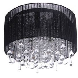 Dilema Ceiling Lamp 40W, E14 Black (149921) | Ceiling lamps | prof.lv Viss Online