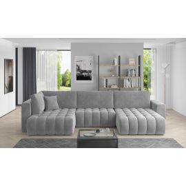 Eltap Bonito Corner Pull-Out Sofa 175x350x92cm, Grey (CO-BON-RT-04SO) | Corner couches | prof.lv Viss Online