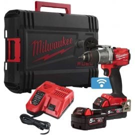 Milwaukee M18 ONEPD2-502X Cordless Hammer Drill/Impact Driver 18V 2x5Ah (4933464527) | Drilling machines | prof.lv Viss Online