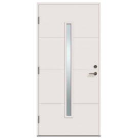 Viljandi Storo VU 1R Exterior Door, White, 988x2080mm, Left (510044) | Doors | prof.lv Viss Online