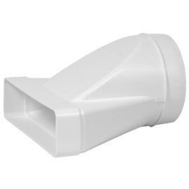 Ventilācijas Kanālu Savienojums Europlast KSD1 Īsais D125mm 220x55mm Balts | Plastmasas ventilācija | prof.lv Viss Online