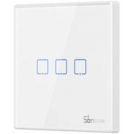 Sonoff T2EU3-RF Wireless Touch Wall Switch with RF Control White (M0802030011) | Smart switches, controllers | prof.lv Viss Online