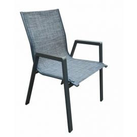 Dārza Krēsls Home4you Delgado, 63x56x90cm, Pelēks/Melns (19387) | Garden chairs | prof.lv Viss Online