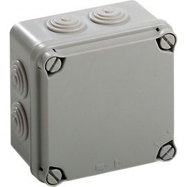 Idea EV111 Cable Junction Box Square, 121x121x68mm, Grey | Installation materials | prof.lv Viss Online