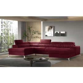 Eltap Lacante Loco Corner Pull-Out Sofa 202x354x92cm, Red (CO-LAC-LT-25LO) | Living room furniture | prof.lv Viss Online