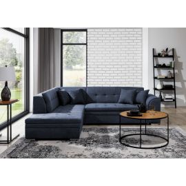 Eltap Pieretta Soro Corner Pull-Out Sofa 58x260x80cm, Blue (Prt_47) | Corner couches | prof.lv Viss Online