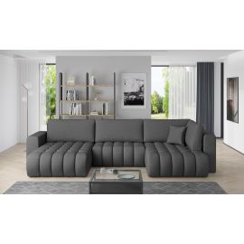 Stūra Dīvāns Izvelkams Eltap Bonito Flores 175x350x92cm, Pelēks (CO-BON-LT-05FL) | Stūra dīvāni | prof.lv Viss Online