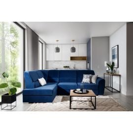 Eltap Siber Loco Corner Pull-Out Sofa 186x270x93cm, Blue (CO-SIB-LT-40LO) | Sofas | prof.lv Viss Online