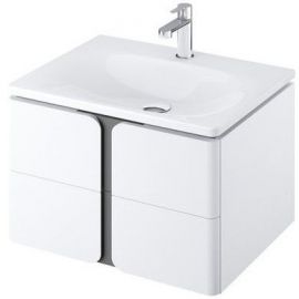 Ravak Balance 800 Sink Cabinet without Sink White/Graphite (X000001369) | Bathroom furniture | prof.lv Viss Online