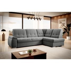 Eltap Sado Flores Corner Pull-Out Sofa 192x272x95cm, Grey (CO-SAD-RT-04FL) | Living room furniture | prof.lv Viss Online