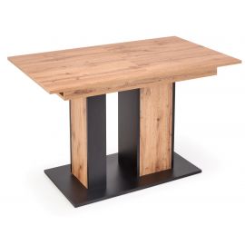 Halmar Dolomite Extendable Table 130x85cm, Oak/Black | Kitchen tables | prof.lv Viss Online