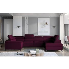 Eltap Escada MatVelvet Corner Pull-Out Sofa 200x330x98cm Violet (Esc_47) | Sofas | prof.lv Viss Online