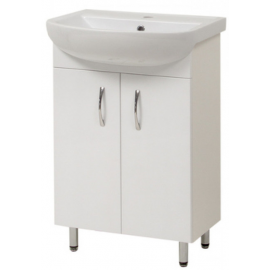 Ванна для ванной комнаты с раковиной и шкафом Arteco 60 White (48816) | Шкафы с раковиной | prof.lv Viss Online