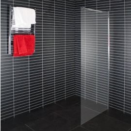 Duschy Twice 120cm 5421 12 Shower Wall Transparent Chrome (5421-12) | Duschy | prof.lv Viss Online